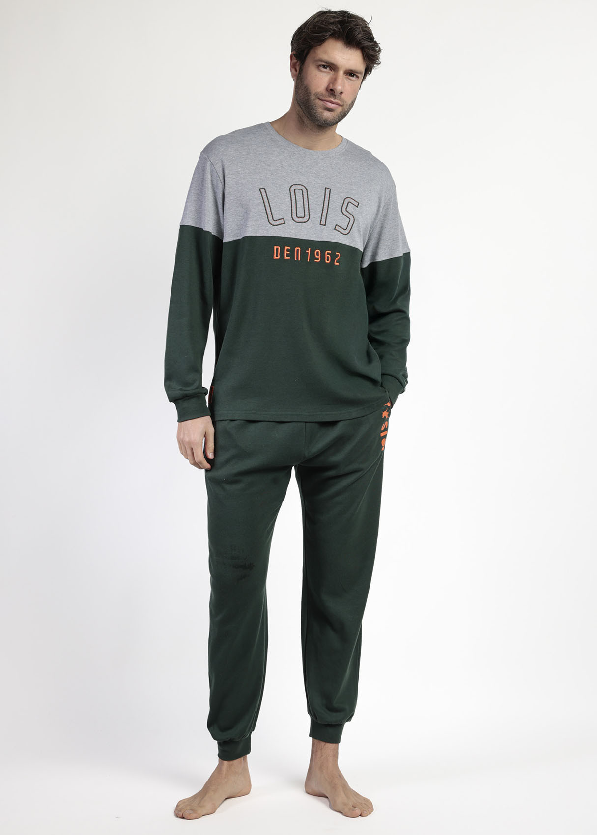 Pijama Manga Larga Den1962 verde