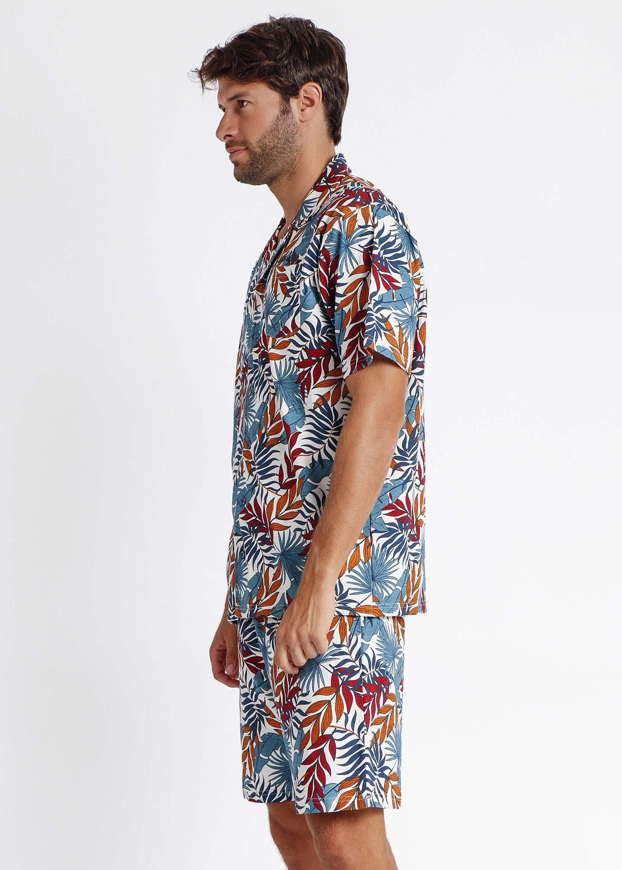 Pijama Manga Corta Dynamic azul