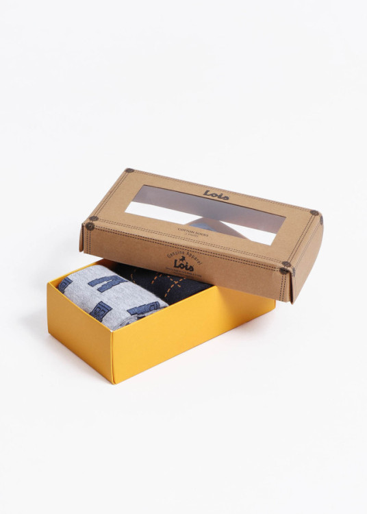 Calcetín Mediano Jeans Pack De 3 Unidades