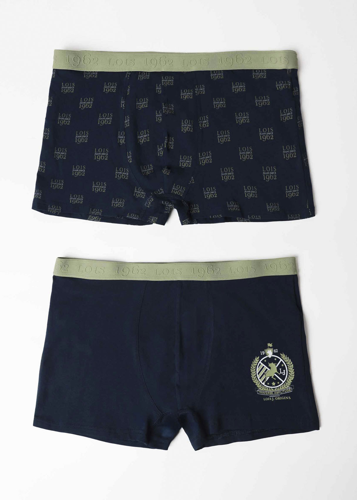 Bóxer Escudo (Pack de 2 unidades) azul marino