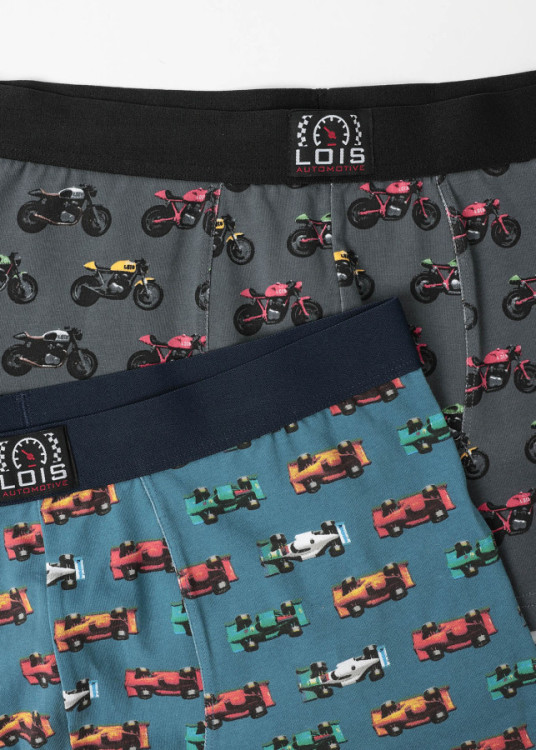 Bóxer Scrambler (Pack de 2 unidades) Azul