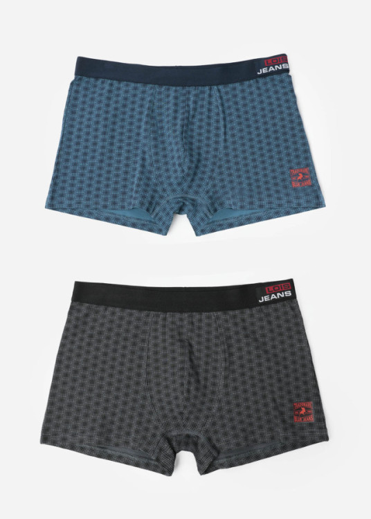 Bóxer Dark (Pack de 2 unidades) Gris