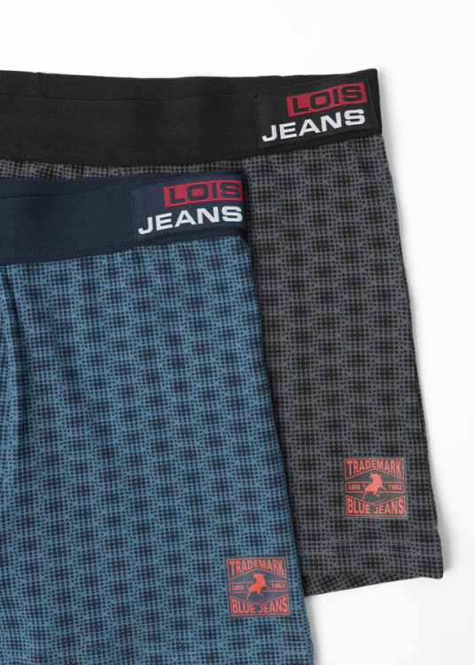 Bóxer Dark (Pack de 2 unidades) Gris