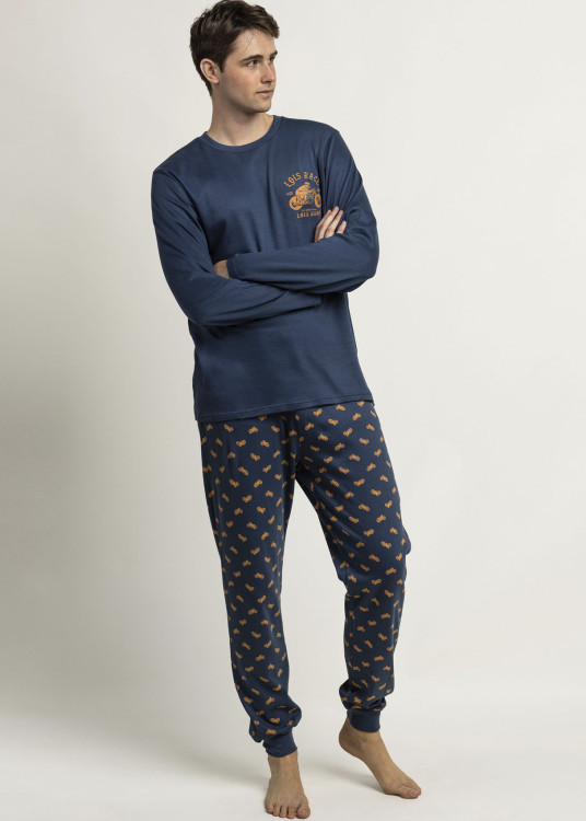 Pijama Manga Larga Preppy