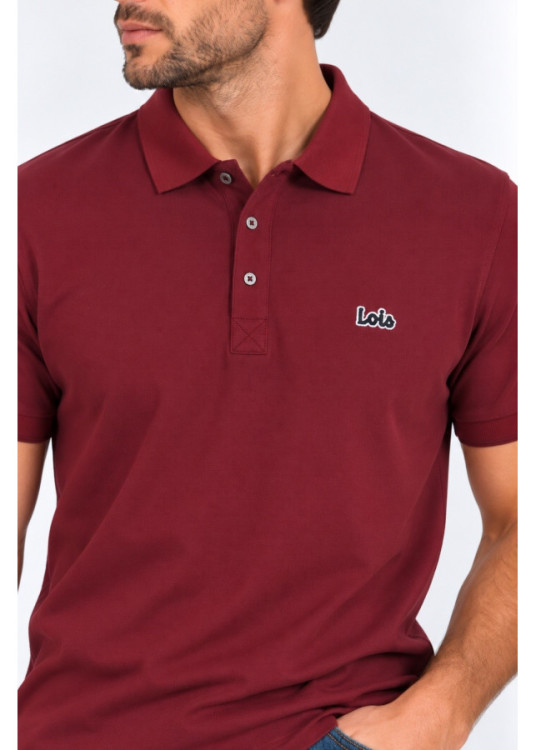 Polo De Manga Corta Con Parche De Logotipo Jeans Para Hombre  Línea Clásica Renovada