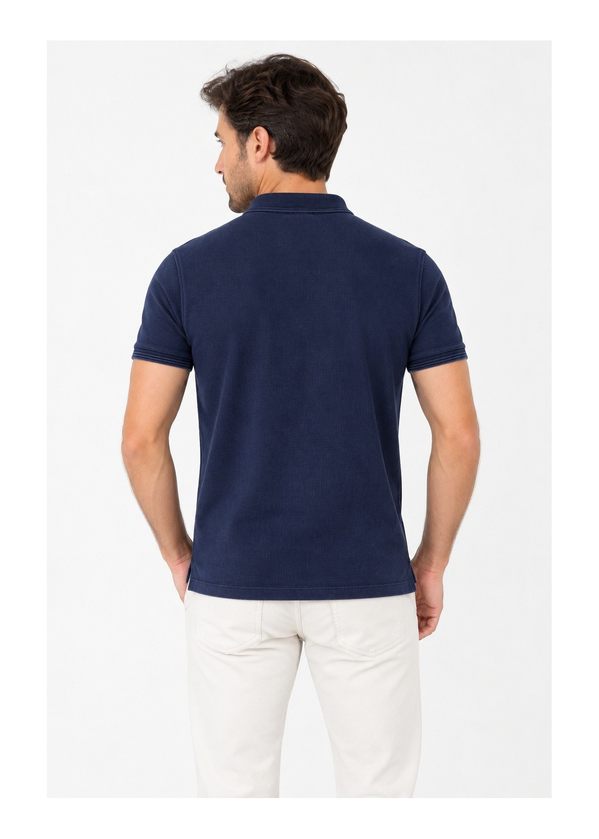 Lois Jeans Polo De Manga Corta Para Hombre Con Parche De Logotipo  Estilo Diario