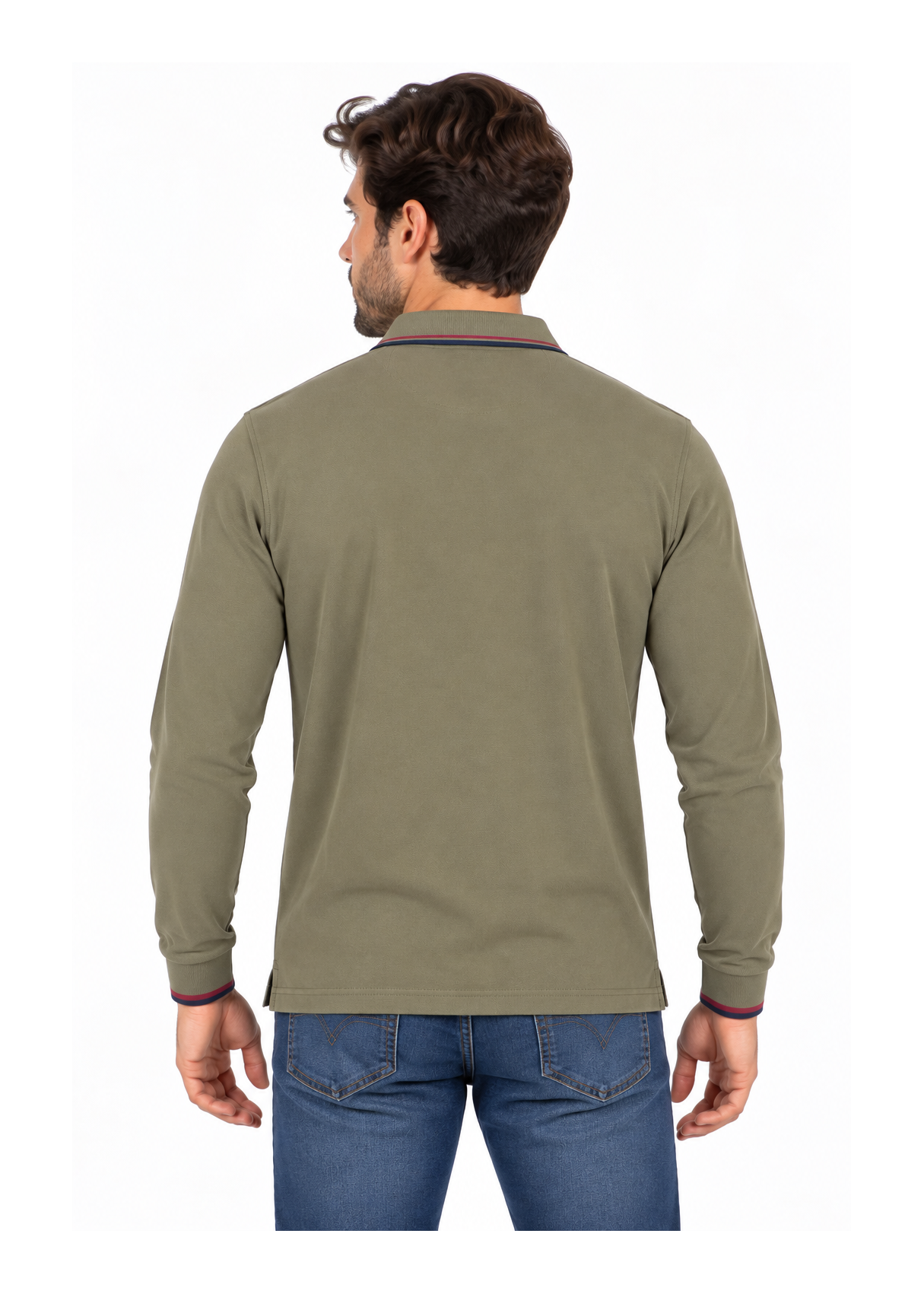 Lois Jeans Polo De Manga Larga Para Hombre Con Gráfica Genuine  Fondo De Armario