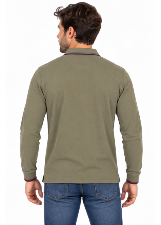 Lois Jeans Polo De Manga Larga Para Hombre Con Gráfica Genuine  Fondo De Armario