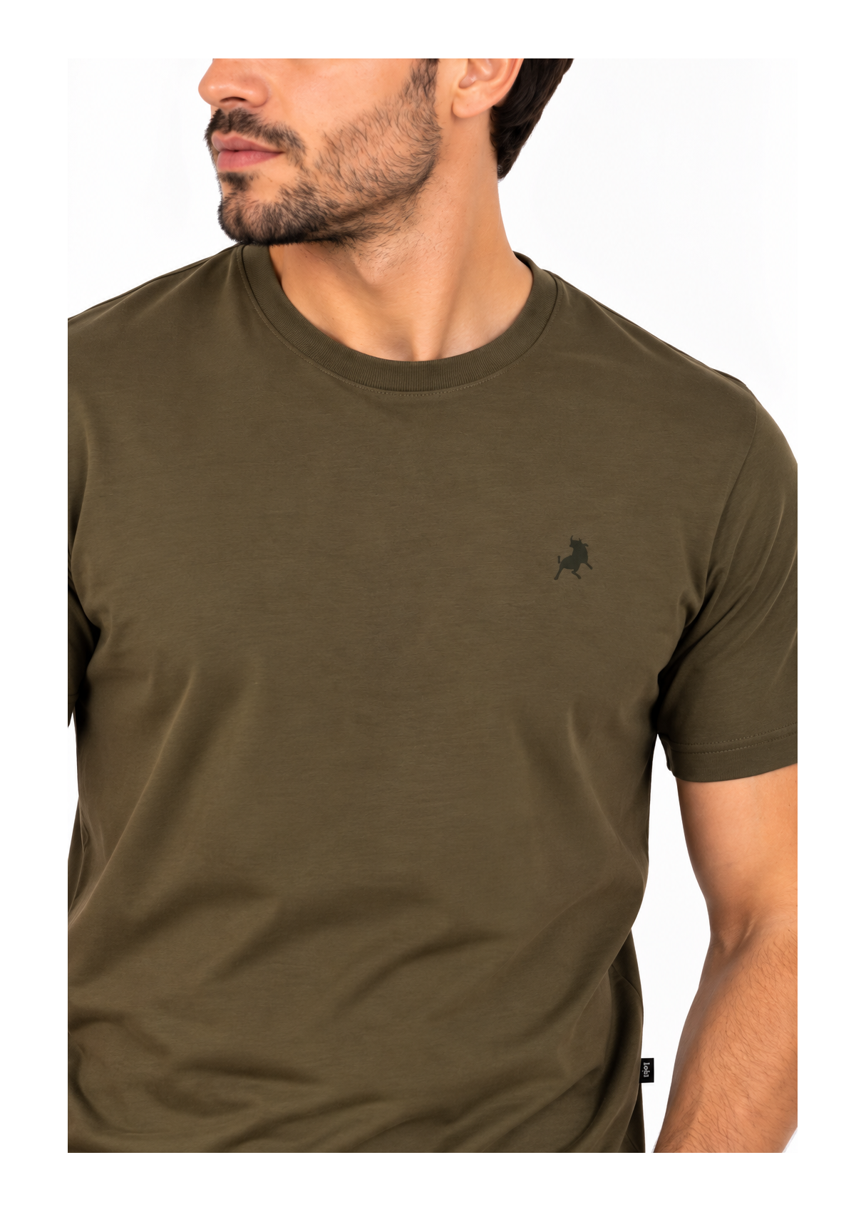 Camiseta De Manga Corta Básica Con Logotipo Del Toro Jeans Para Hombre  Imagen Casual