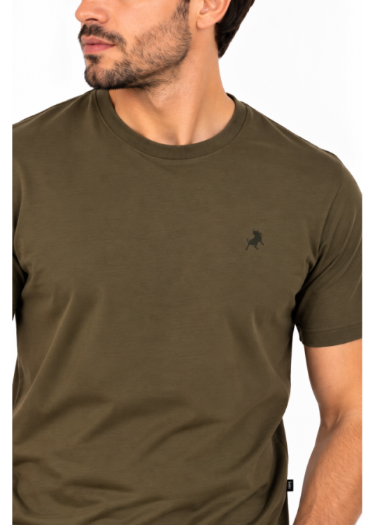 Camiseta De Manga Corta Básica Con Logotipo Del Toro Jeans Para Hombre  Imagen Casual