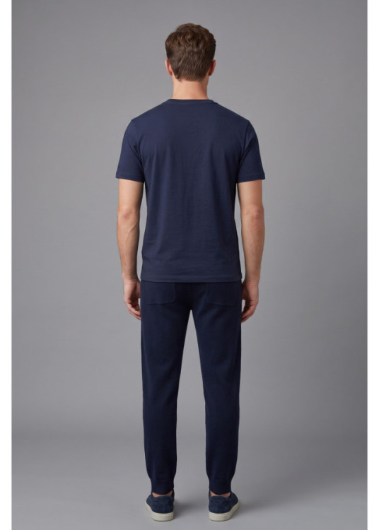Camiseta De Manga Corta De Hombre Jeans Básica Con Logotipo Del Toro  Versatilidad Masculina