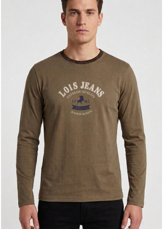Camiseta De Manga Larga Con Gráfica Del Toro Jeans Para Hombre  Diseño Versátil