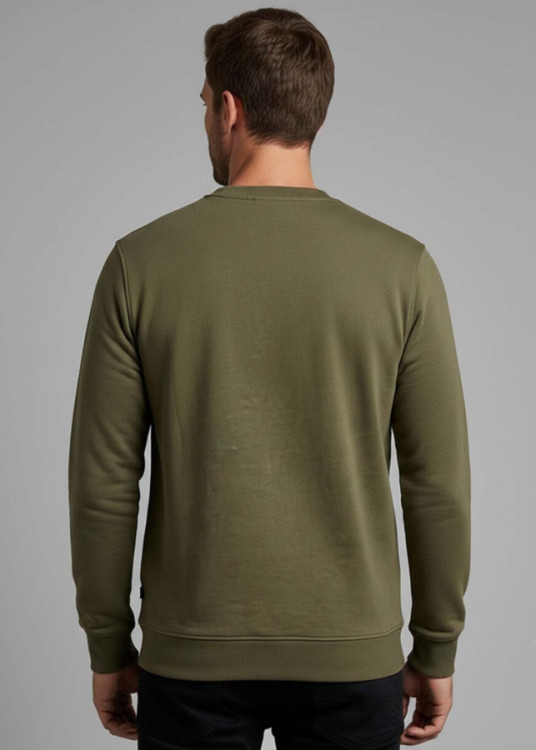 Lois Jeans Sudadera De Cuello Redondo Para Hombre Básica Con Parche De Logotipo  Diseño Funcional