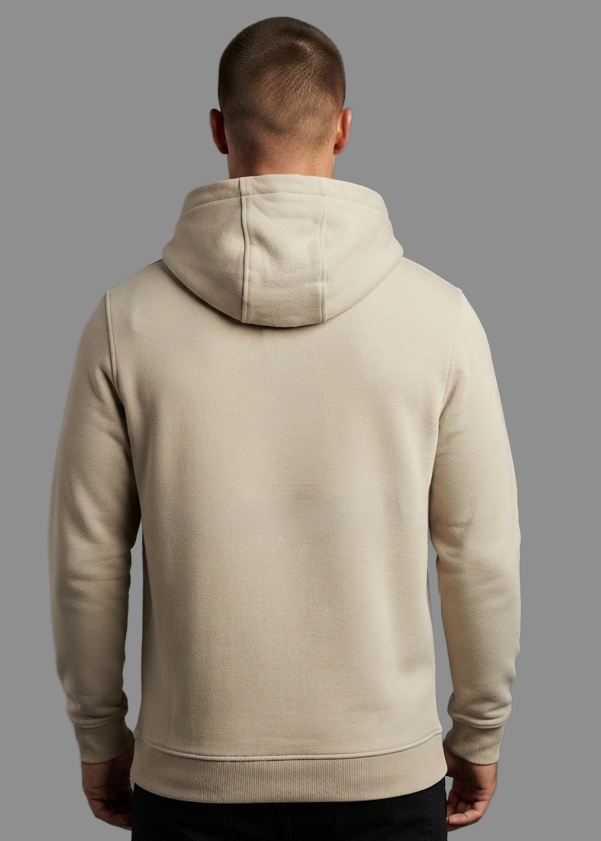 Sudadera Con Capucha Jeans Para Hombre Con Aplicación  Para Oficina Y Ocio