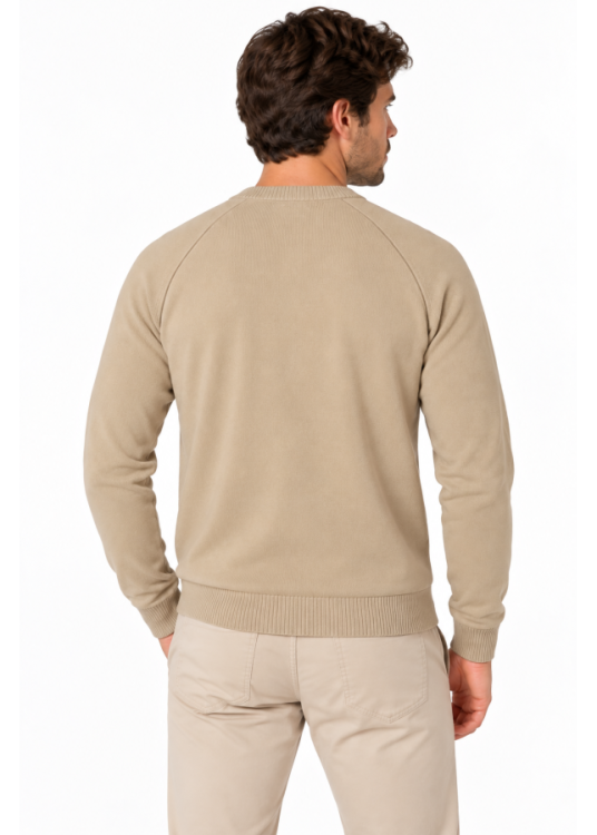 Jersey De Cuello Pico De Hombre Jeans De Punto Básico Con Bordado  Línea Actual
