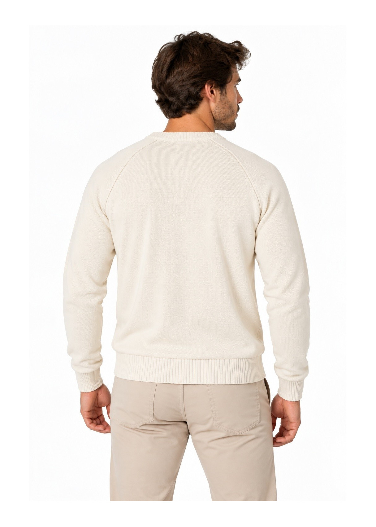 Lois Jeans Jersey De Cuello Redondo Para Hombre De Punto Básico Con Bordado  Fondo De Armario