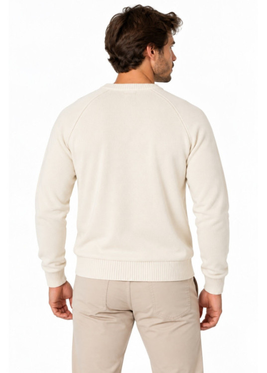 Lois Jeans Jersey De Cuello Redondo Para Hombre De Punto Básico Con Bordado  Fondo De Armario