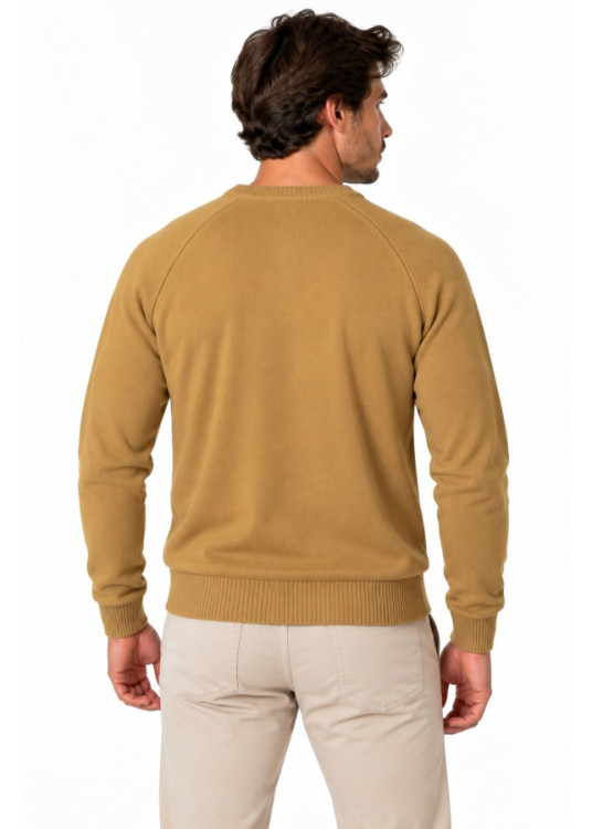 Jersey De Cuello Redondo Jeans Para Hombre De Punto Básico Con Bordado  Colección De Invierno