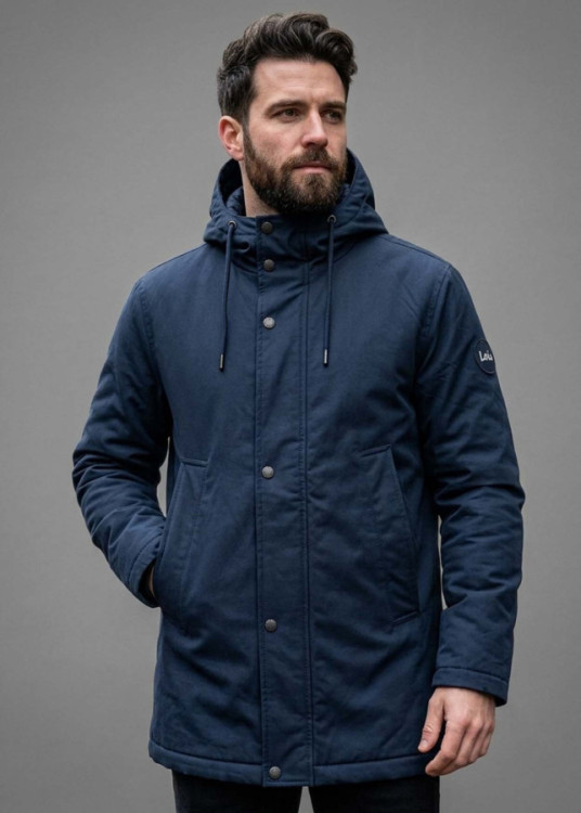 Abrigo Con Capucha De Canvas Con Capucha Jeans Para Hombre  Carácter Auténtico