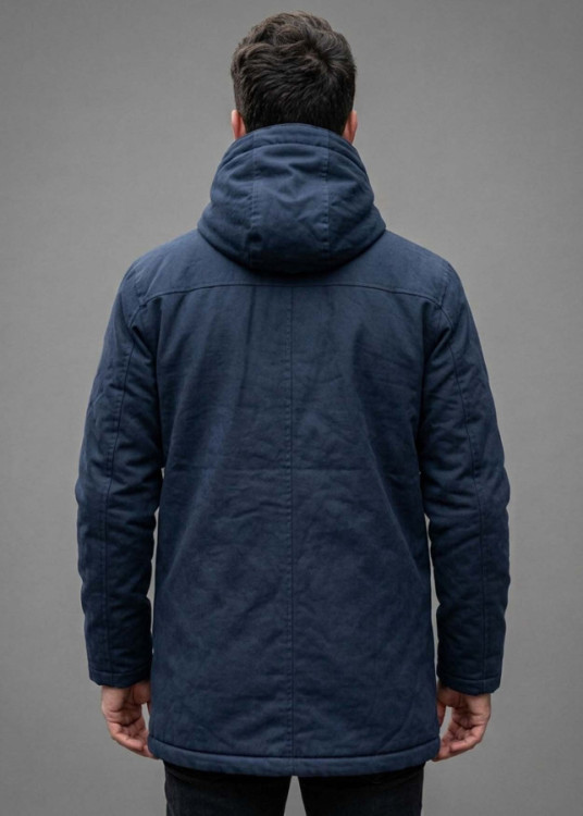 Abrigo Con Capucha De Canvas Con Capucha Jeans Para Hombre  Carácter Auténtico