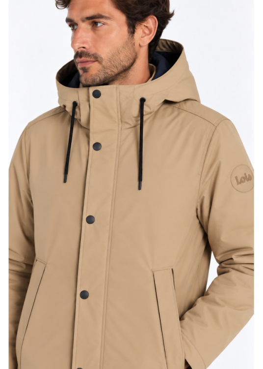 Abrigo Con Capucha De Hombre Jeans De Canvas Con Capucha  Selección De Invierno