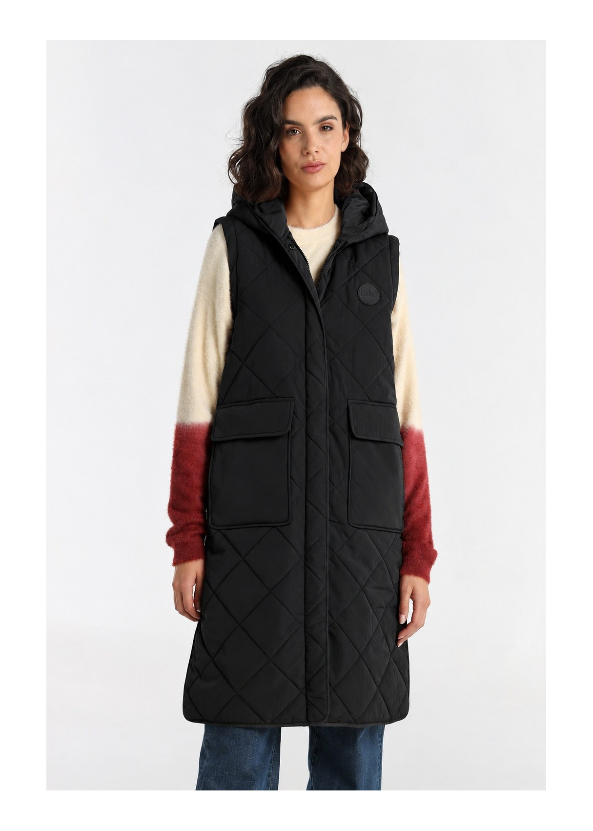 Chaleco De Mujer Jeans Tipo Puffer Acolchado  Para El Día A Día