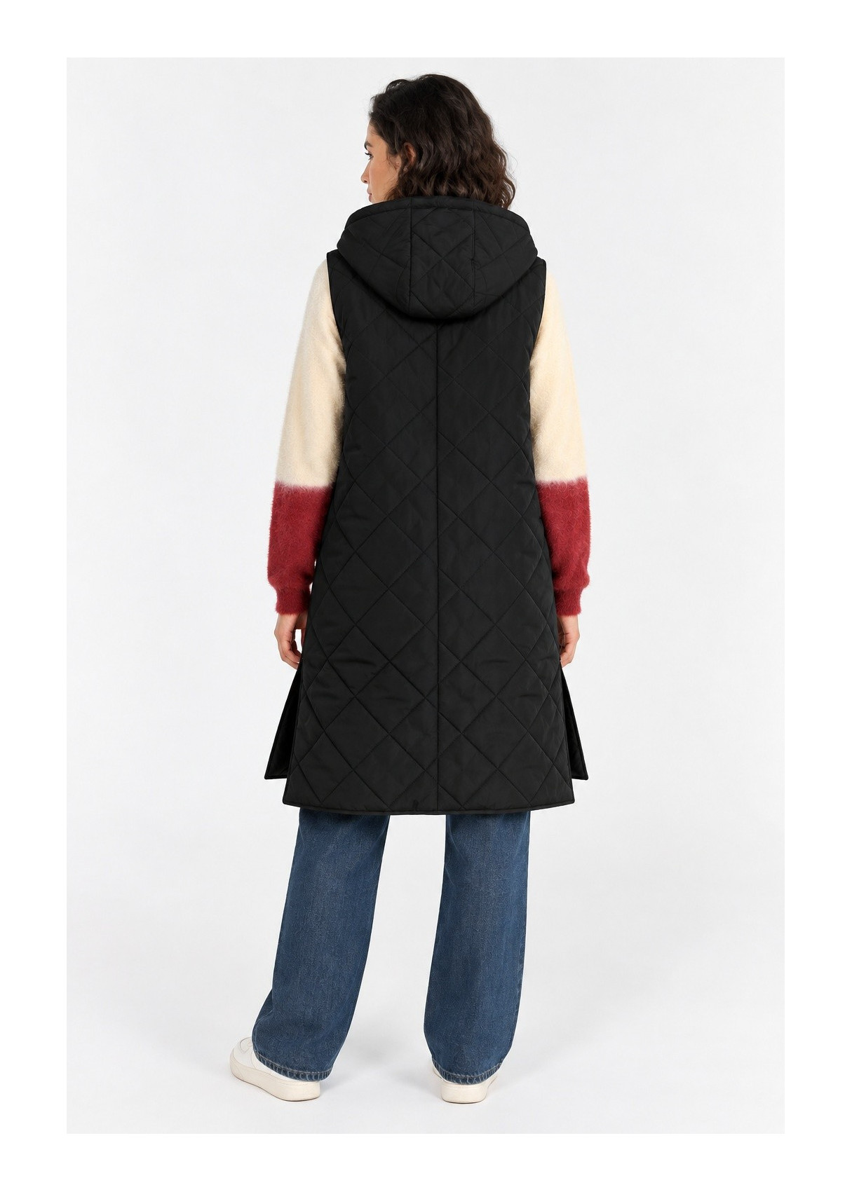 Chaleco De Mujer Jeans Tipo Puffer Acolchado  Para El Día A Día