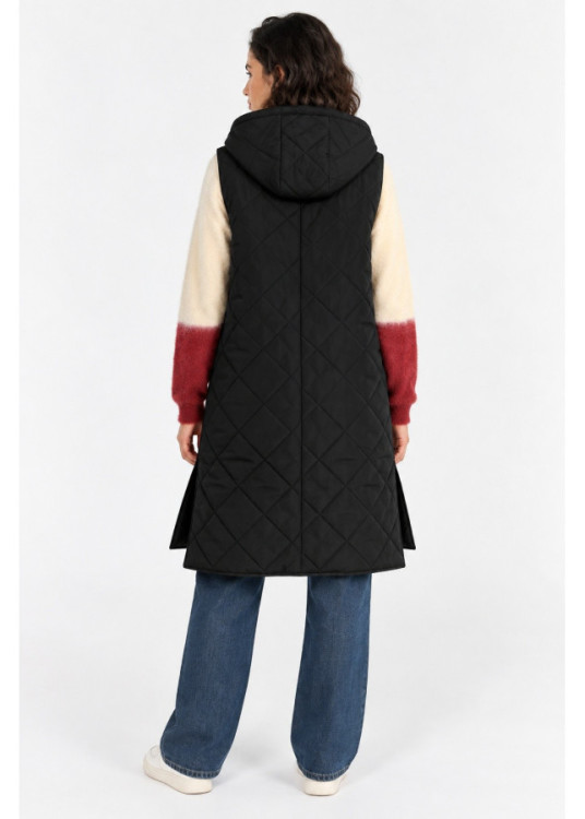 Chaleco De Mujer Jeans Tipo Puffer Acolchado  Para El Día A Día