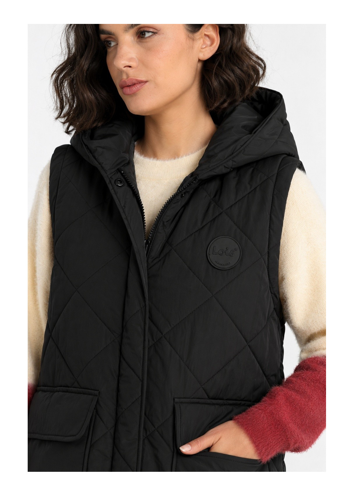 Chaleco De Mujer Jeans Tipo Puffer Acolchado  Para El Día A Día