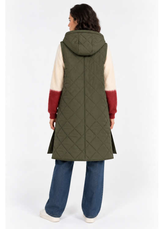 Lois Jeans Chaleco Para Mujer Tipo Puffer Acolchado  Look Contemporáneo