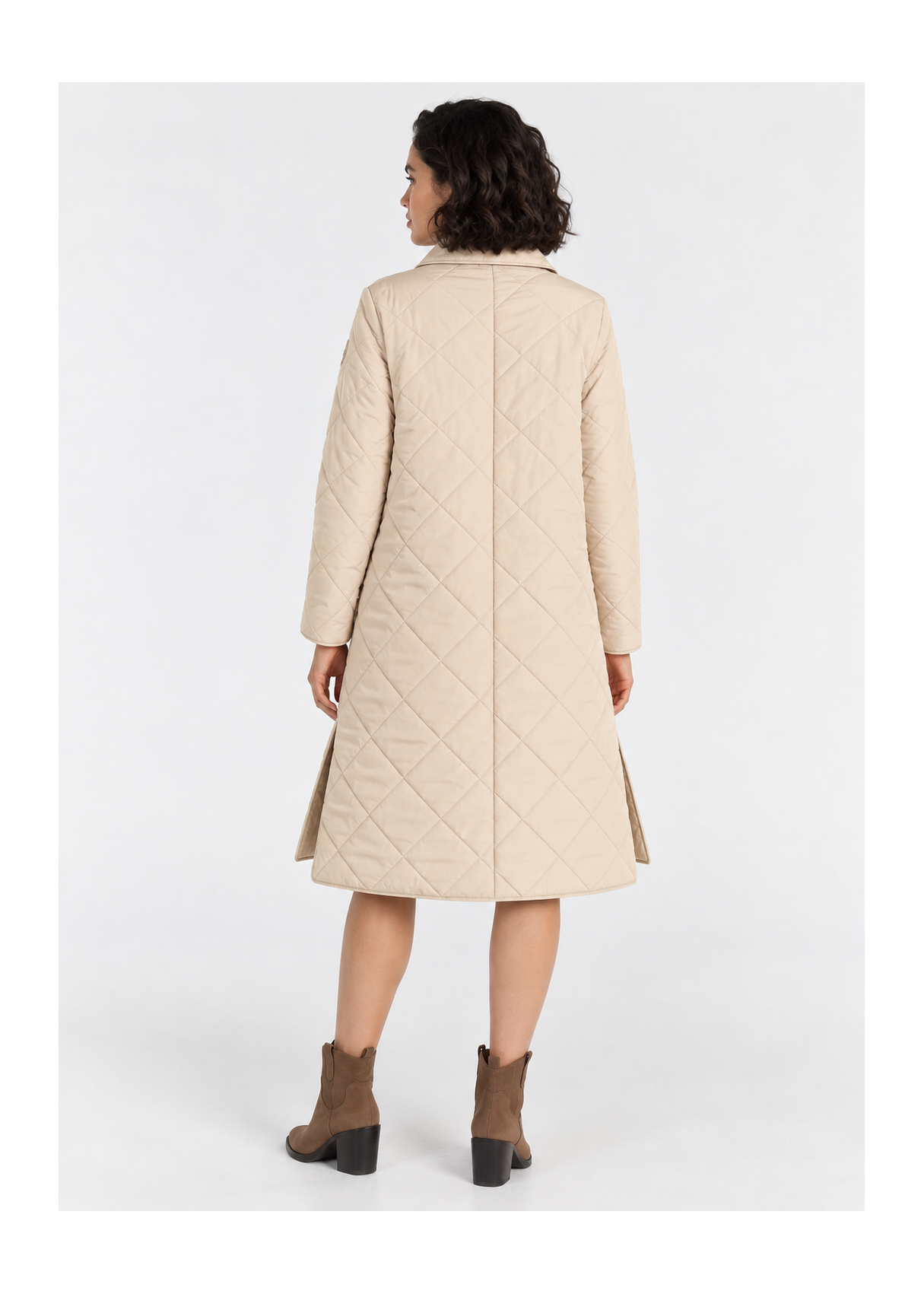 Abrigo Tipo Puffer Acolchado De Jeans Para Mujer  Imagen Cuidada