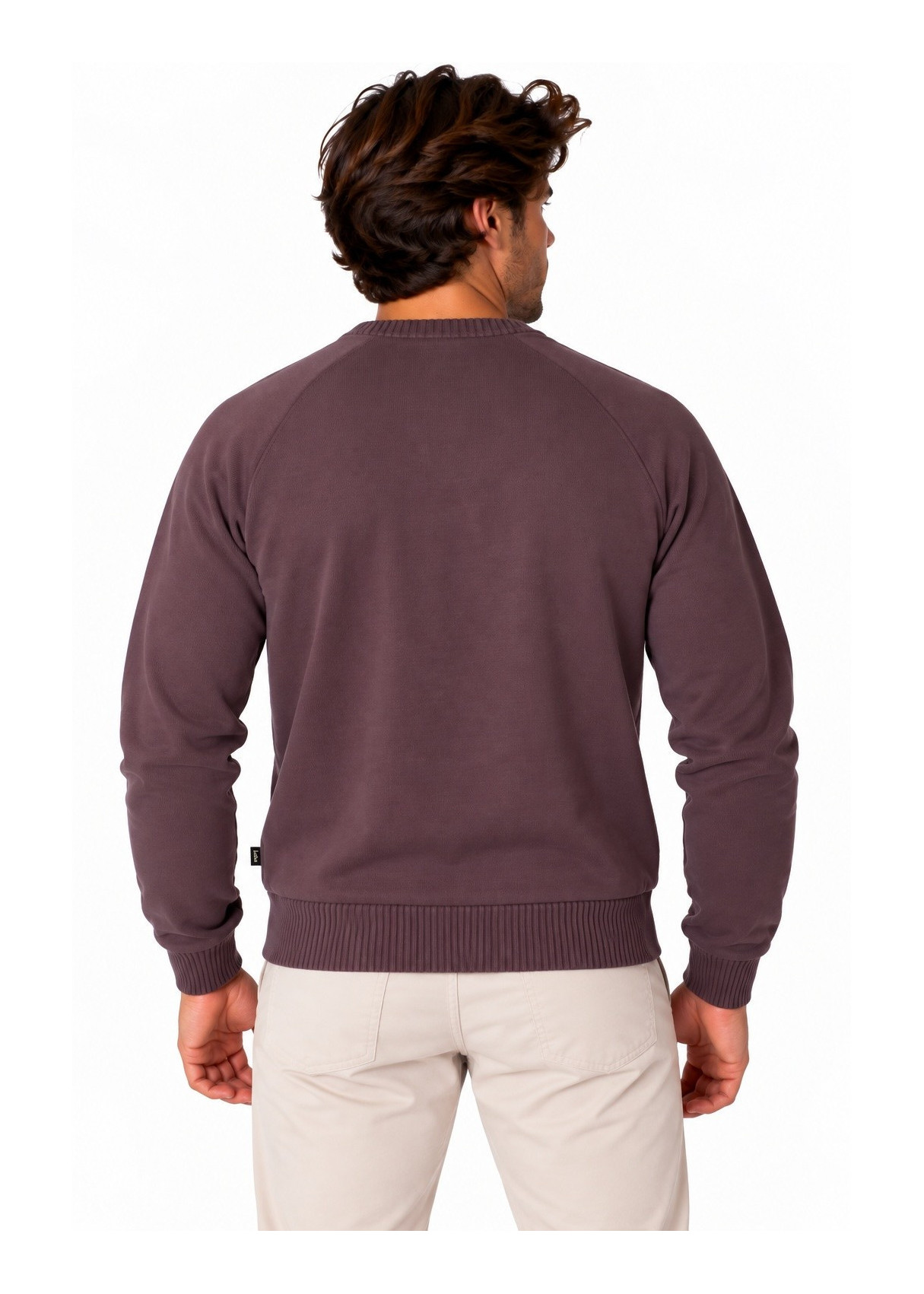 Jersey De Cuello Redondo De Hombre Jeans De Punto Básico Con Bordado  Versatilidad Masculina