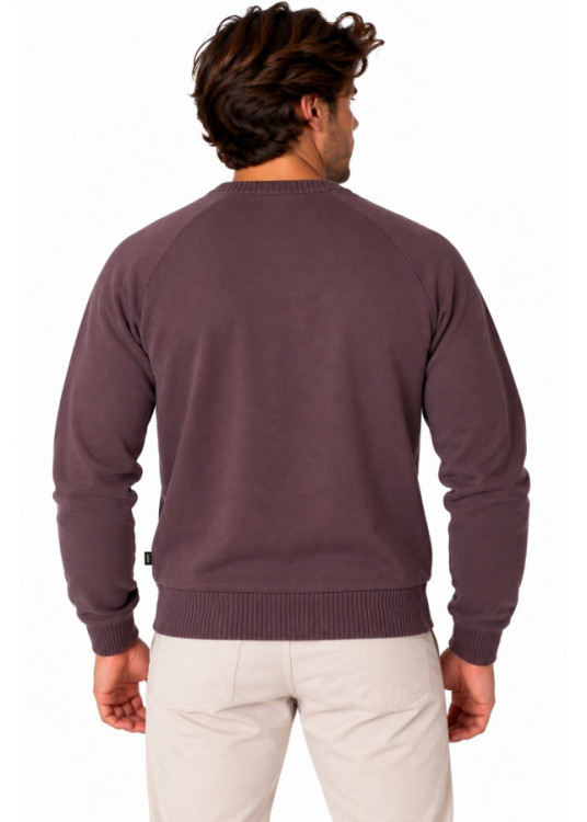 Jersey De Cuello Redondo De Hombre Jeans De Punto Básico Con Bordado  Versatilidad Masculina