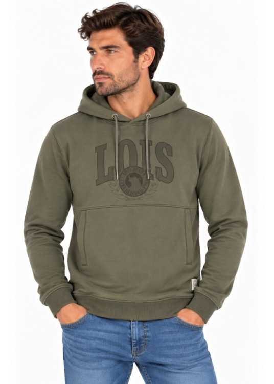 Sudadera Con Capucha Con Aplicación Jeans Para Hombre  Diseño Versátil
