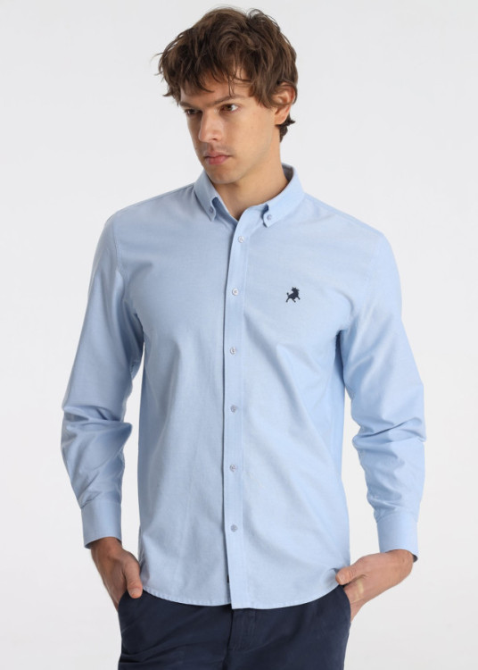 Camisa manga larga Suriname Rodadero azul