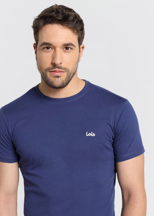 Camiseta Manga Corta Básica azul
