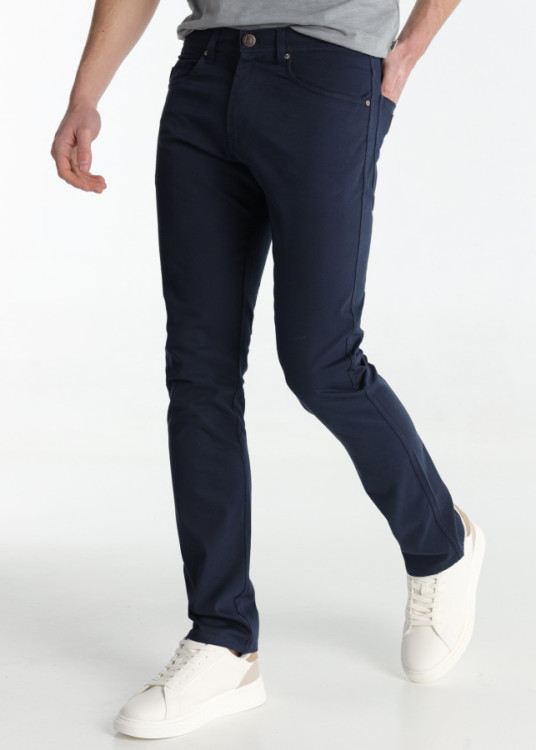 Pantalón Color Regular Fit MARVIN LOTUS azul