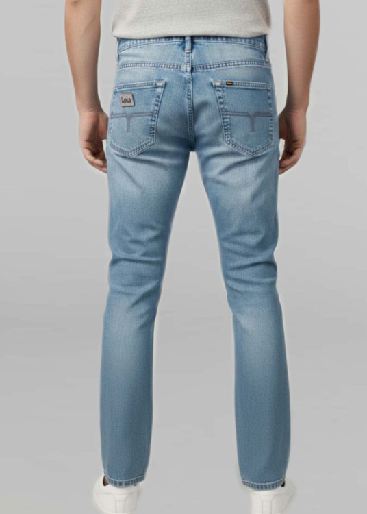 Vaqueros Slim Fit cintura baja Azul