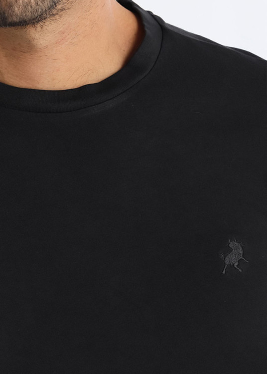Camiseta Manga Corta Básica Logo gris
