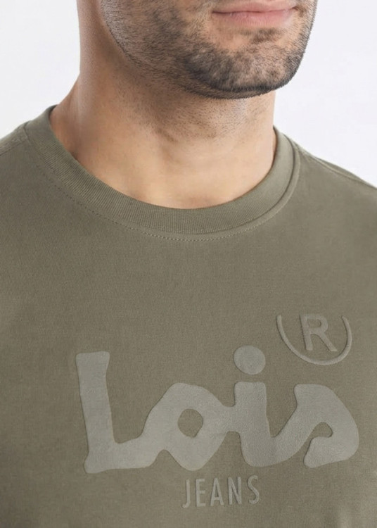 Camiseta Manga Corta Básica Logo verde