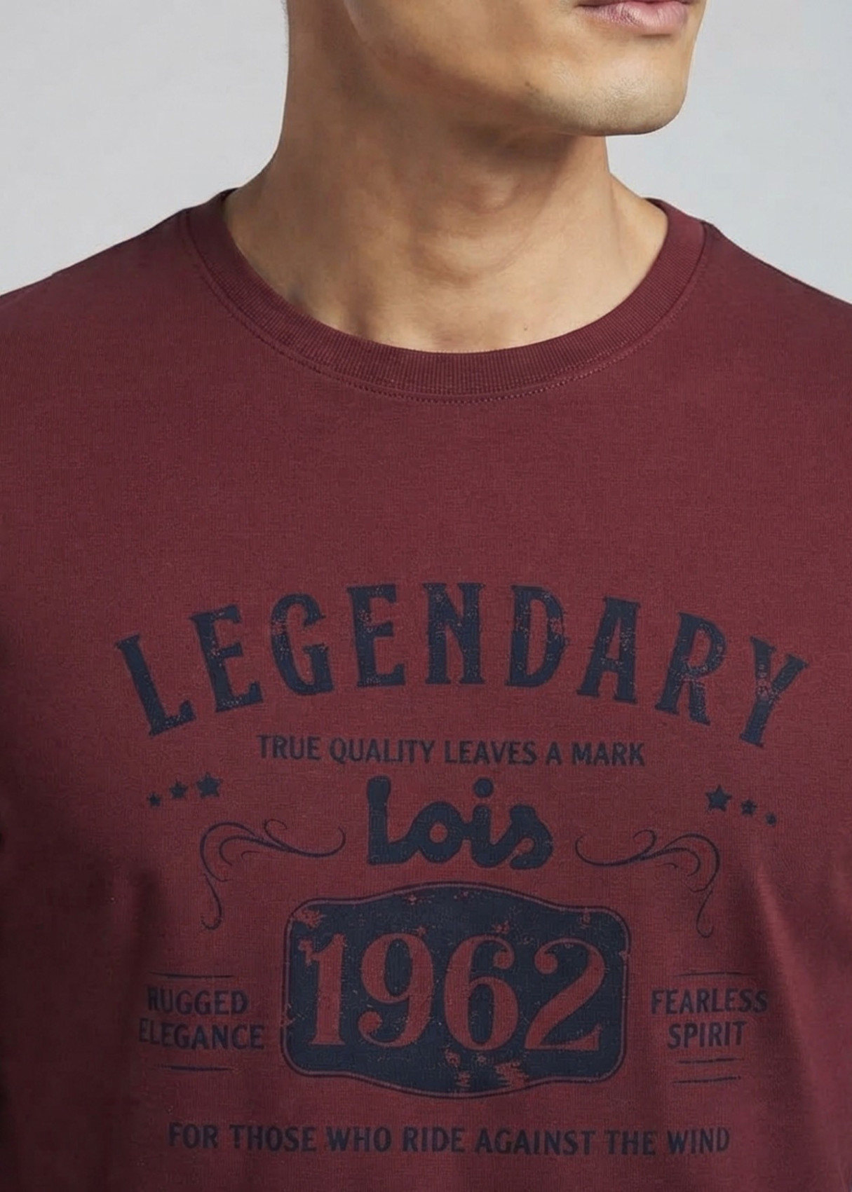 Camiseta Manga Larga Gráfica Legendary rojo