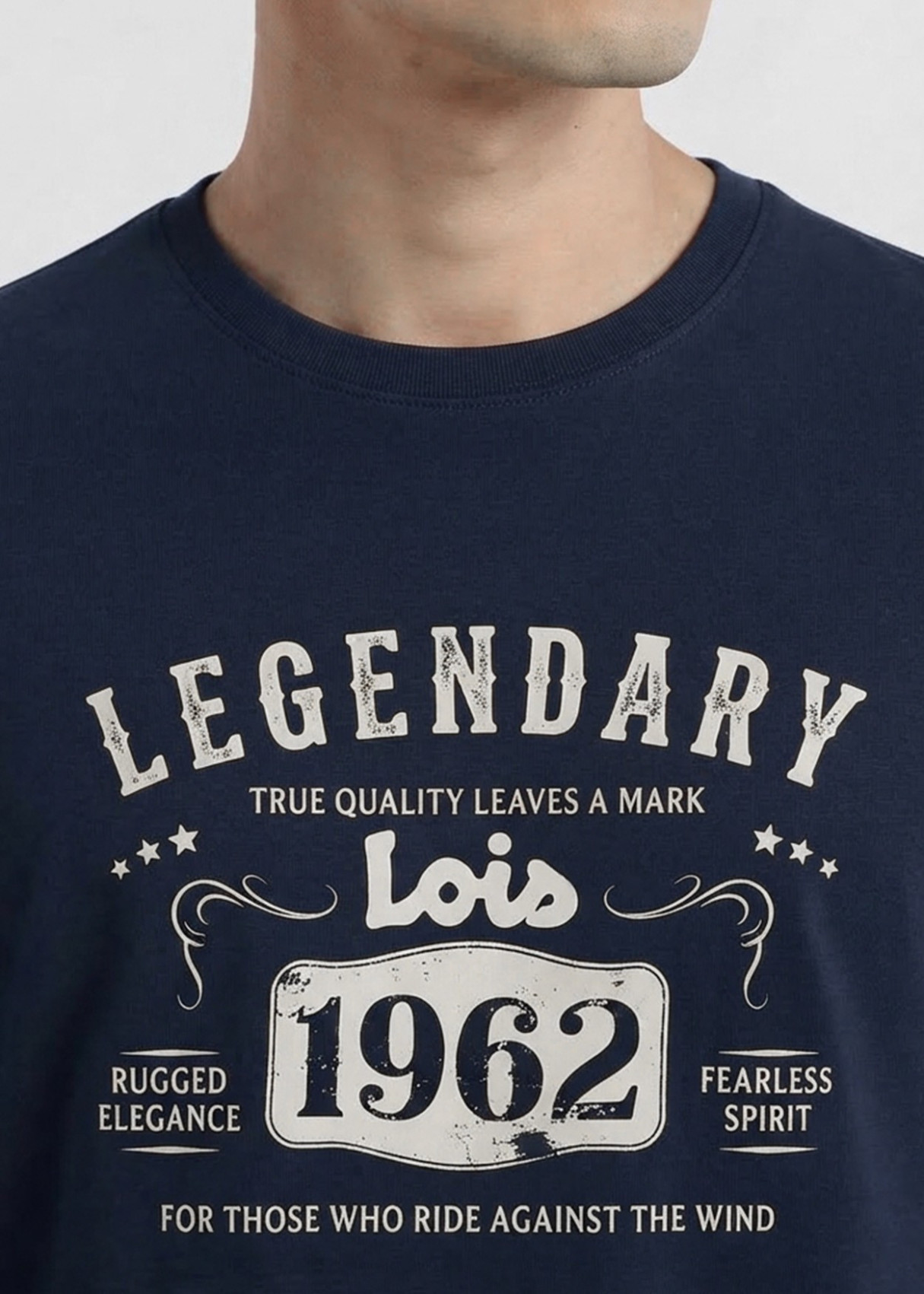 Camiseta Manga Larga Gráfica Legendary azul