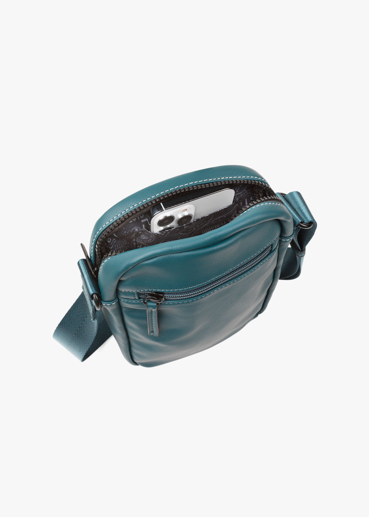Bolso Impermeble con Bandolera Ajustable y Doble Compartimento azul
