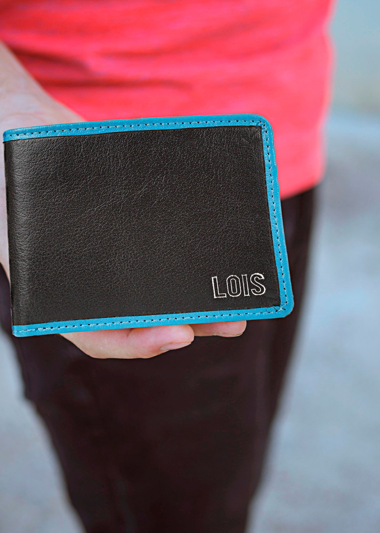 Carteras Para Hombre Piel Davis Con RFID