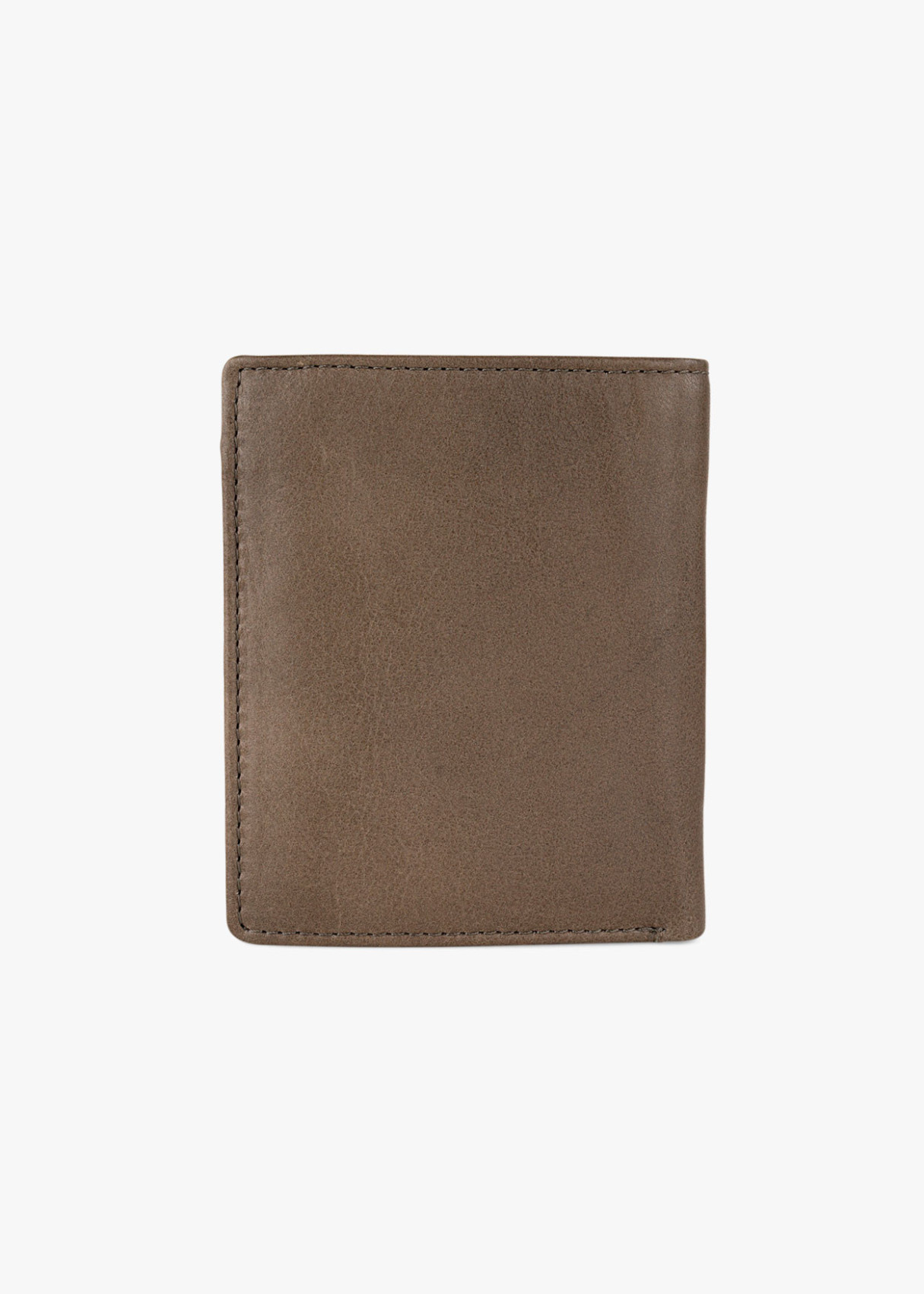 Cartera billetera de piel con monedero y compartimentos marrón