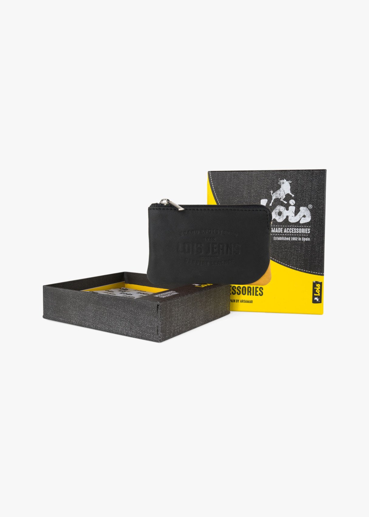 Cartera monedero negro