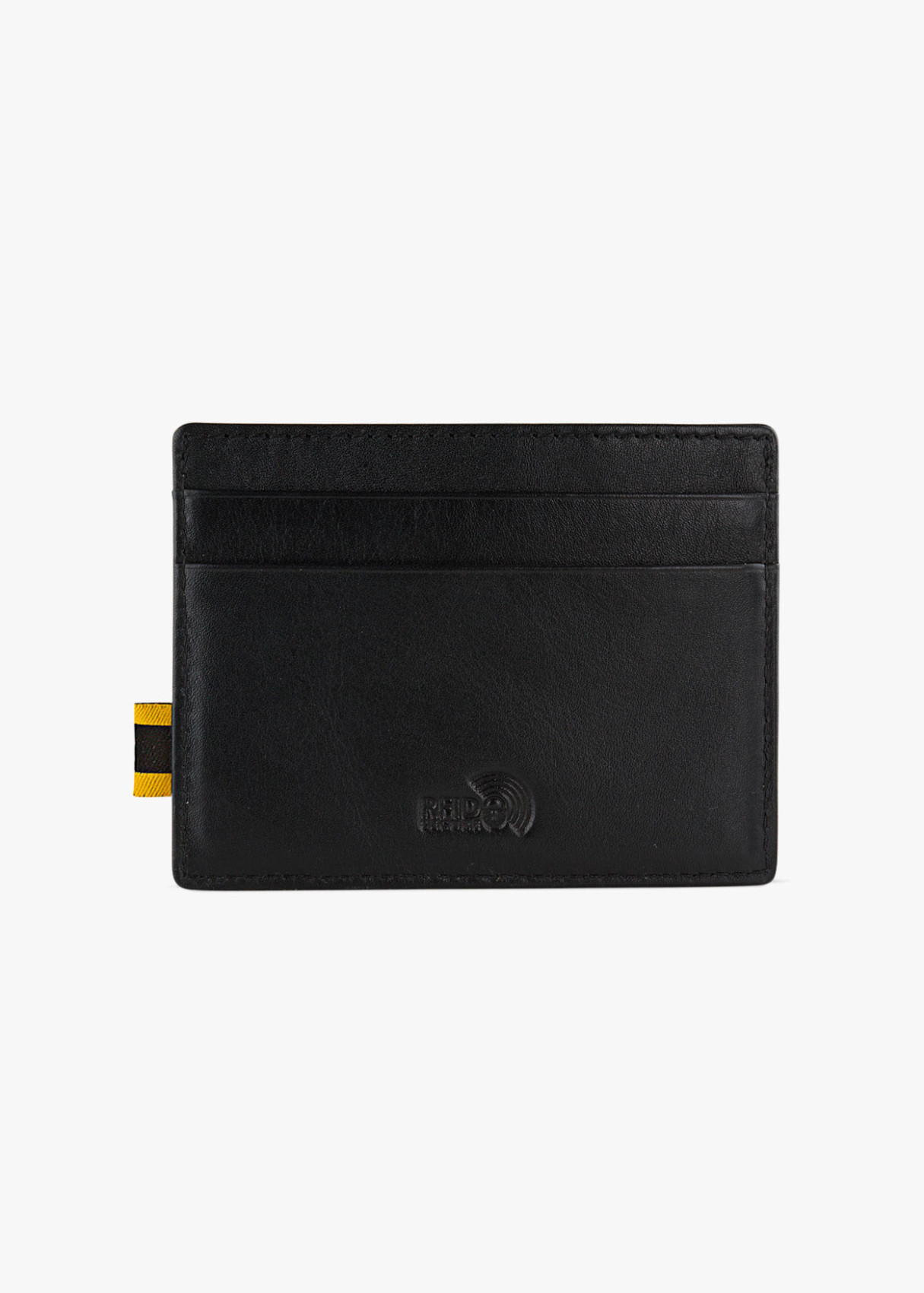 Cartera de Piel con Tarjetero y RFID Antiescaneo negra