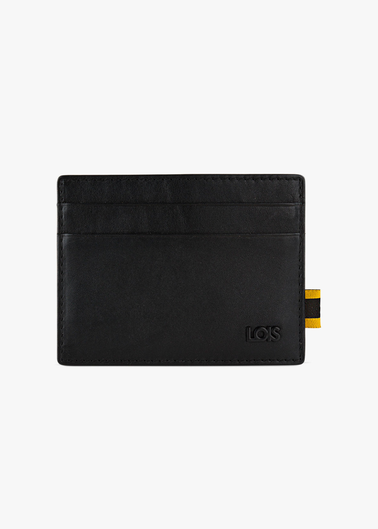 Cartera de Piel con Tarjetero y RFID Antiescaneo negra