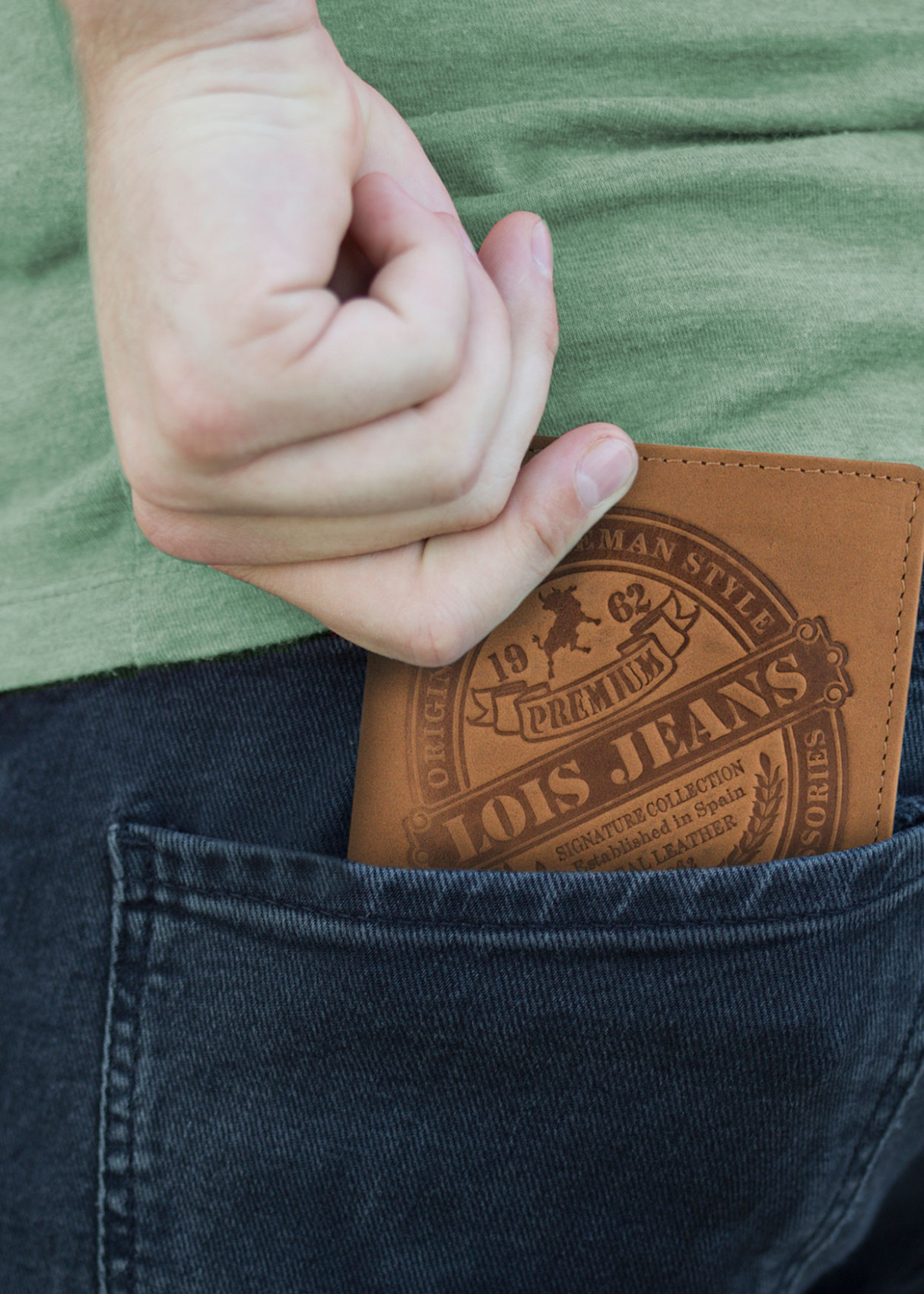 Cartera billeteras de piel con Monedero Y Múltiples Compartimentos cuero marrón