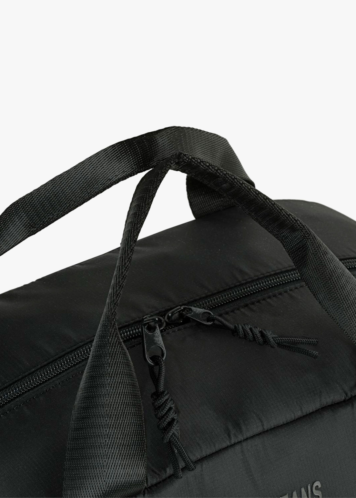 Bolsa De Viaje Para Cabina con Doble tirador y cremalleras negra